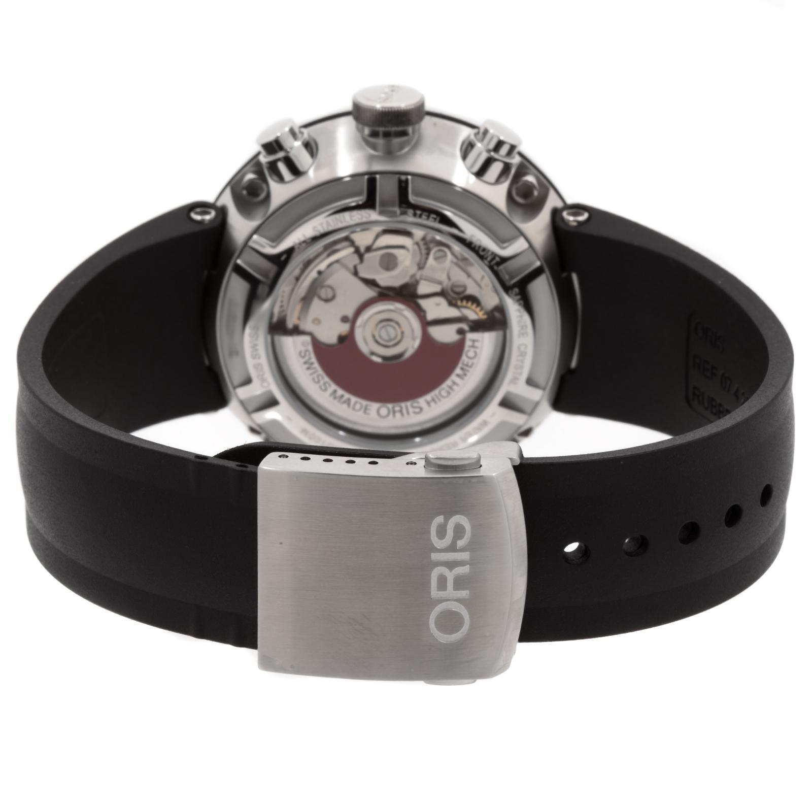 Oris TT1 Chronograph 674 7659 41 63 RS мужские наручные швейцарские часы Орис